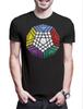 Vintage Megaminx Herren T-Shirt Mens Womens Tees Top Cube Zauberwürfel 80s Magic Speed Cubing Cuber