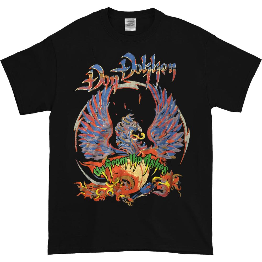 

Черная футболка унисекс Don Dokken Up From The Ashes с рок-группой S