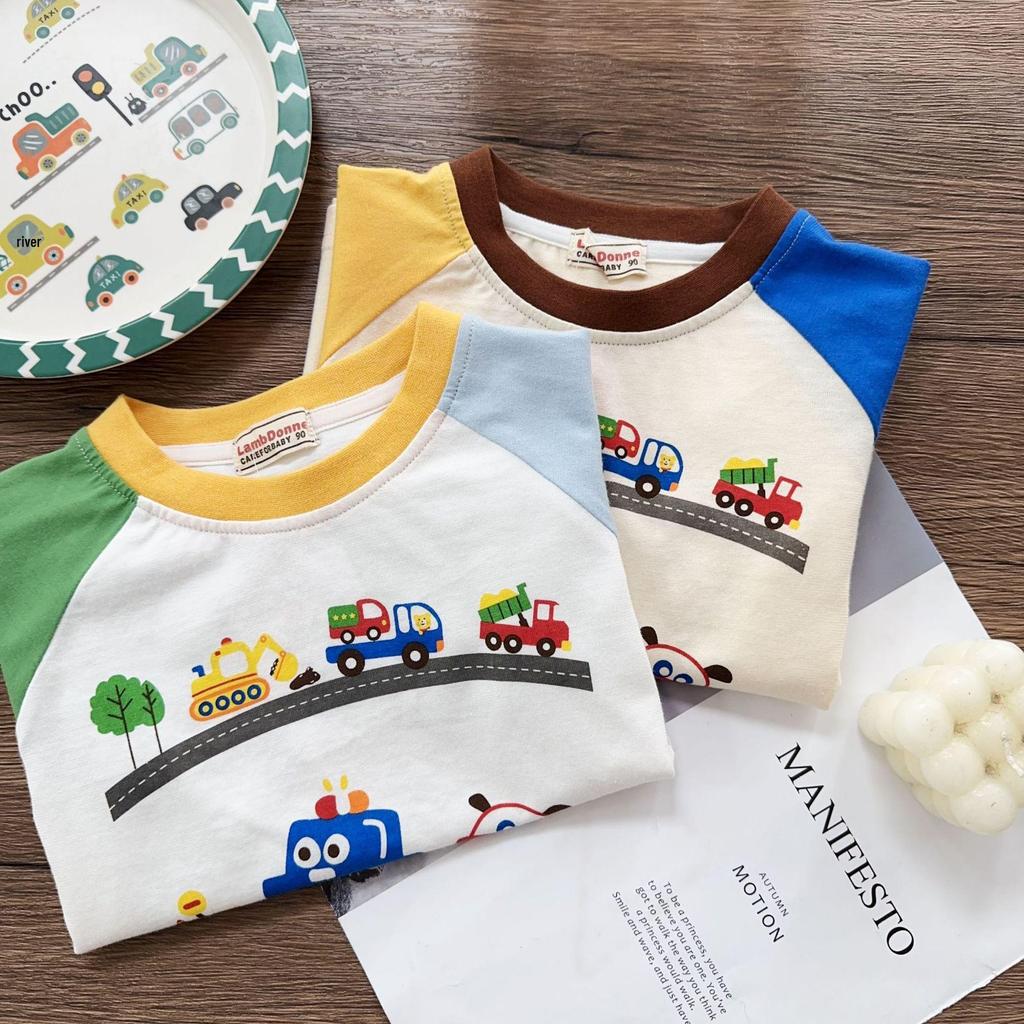 Children’s 2025 Spring Long-Sleeve T-Shirt, Soft Two-Piece Layered Base Shirt for Boys and Girls