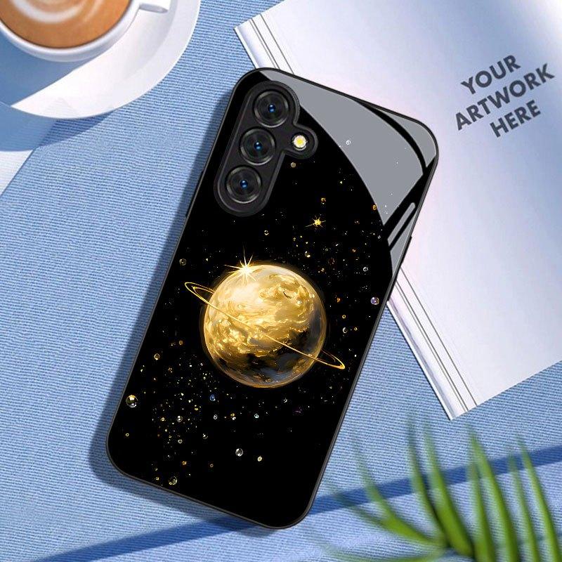 Phone Case  Glass TPU PhoneCase for Samsung Galaxy S26 S25 S24 S23 S22 S21 FE,Ultra,Plus Dropresistant Planets and the Universe