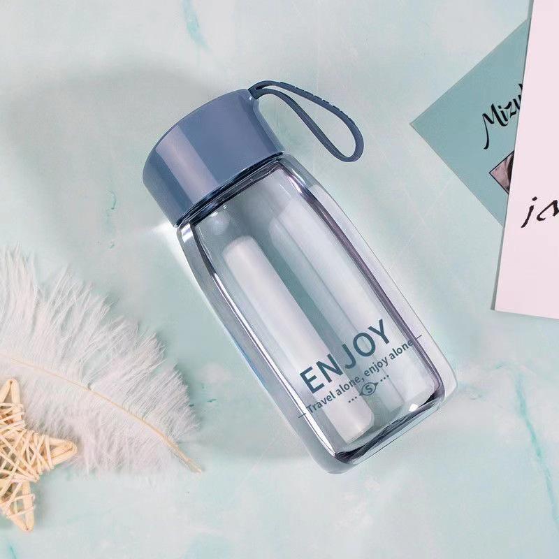 Cute Leakproof Portable Water Cup for Kids - Transparent Plastic
