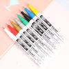 1pcs Metallic Marker 8 Colors For Choose 0.7mm Extra Fine Point Paint Marker Non-toxic Permanent Marker Pen DIY Art Marker