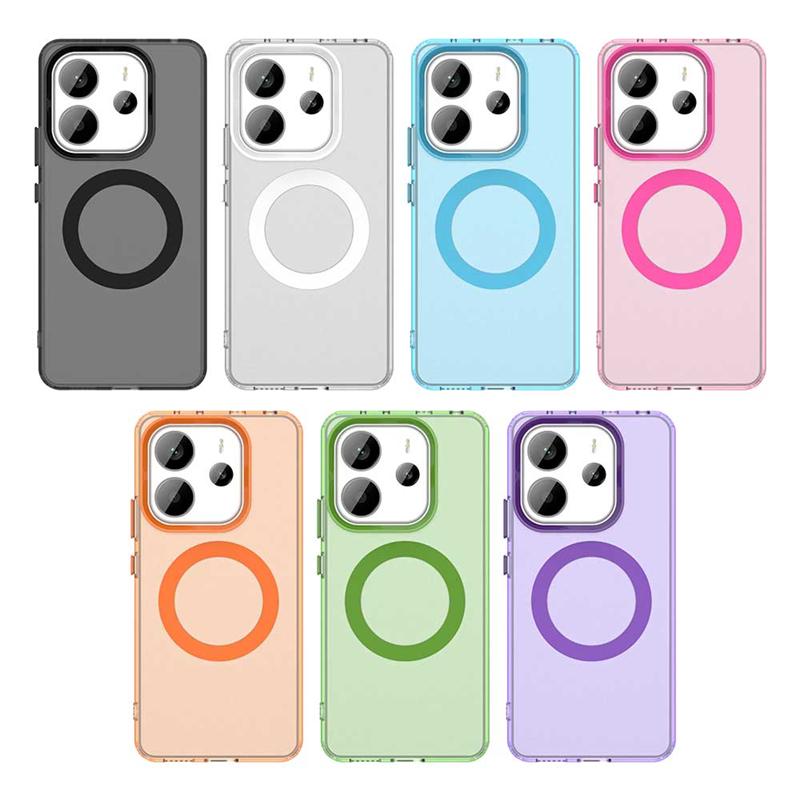 Pentru Redmi Note 14 4G Husă Capac Redmi Note 14 4G Capa Spate Telefon Încărcare Wireless Magnetic Mat Fundas Xiaomi Redmi Note 14 4G