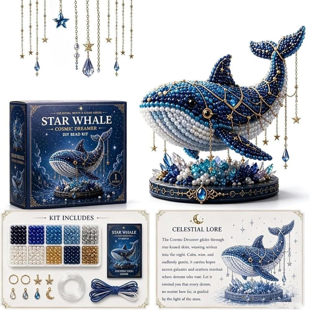 3D Design DIY Beadwork Craft Kit Animal Shape Animal Bead Set  Home Decor