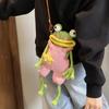 Frogs Crochet Phone Bag New Big Mouth Frog Phone Bag Crochet Cell Phone Bag Adorably Quirkys Design Women Crochet Purse