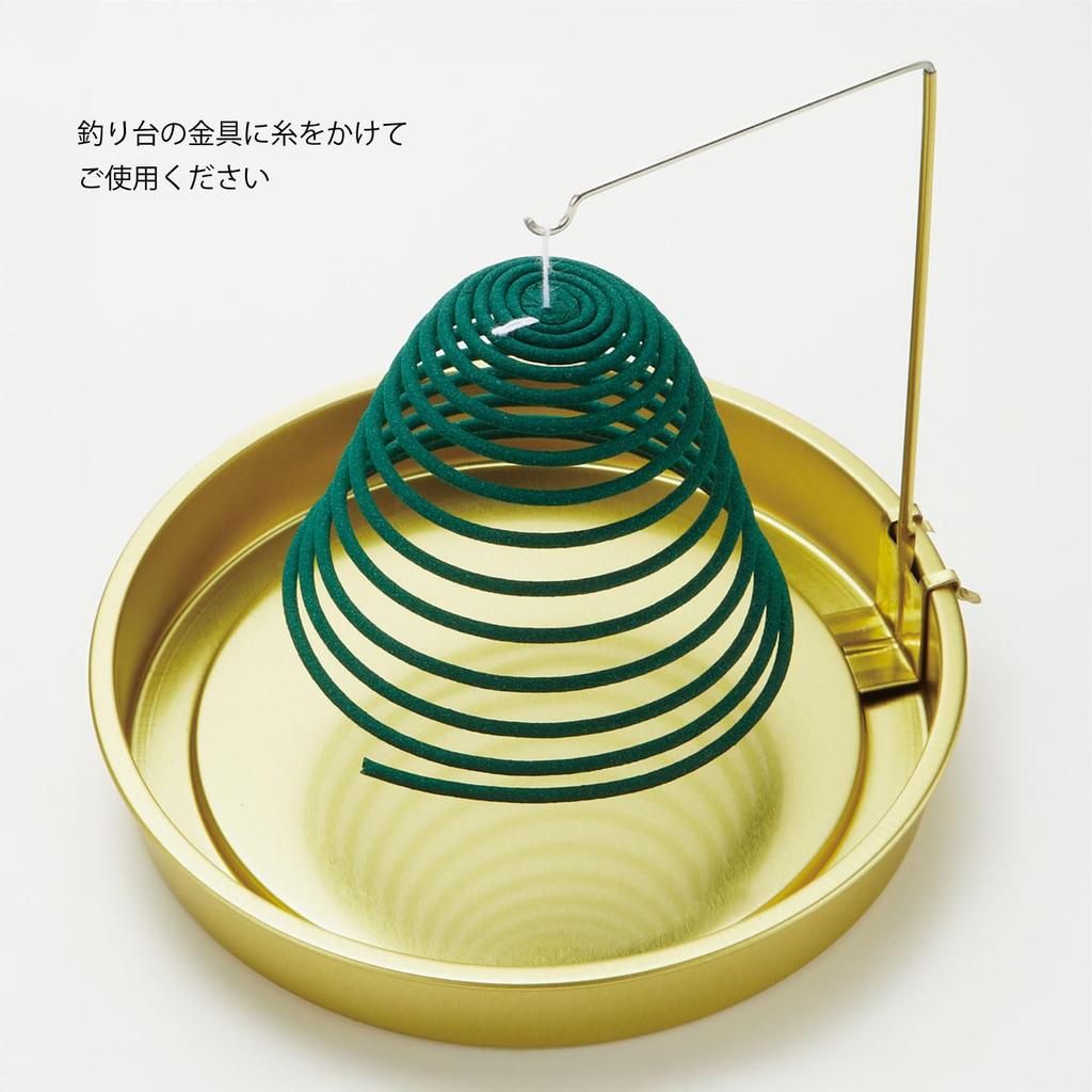 Kameyama Gojoko Incense 10 Rolls with Hanging Approximately 12 Hours of Burning Sticks, String, Time.