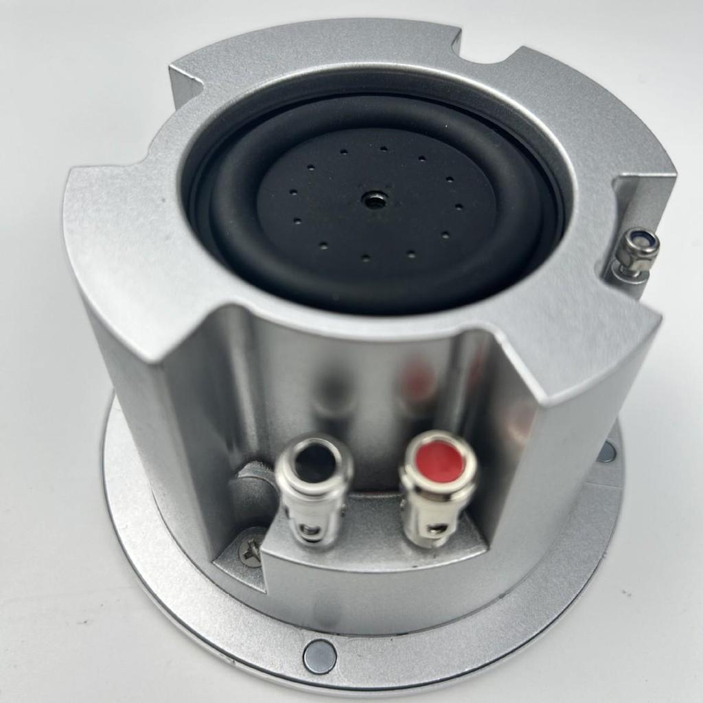 2.5-Inch In-Ceiling Speaker with Fixed Resistance, Self-Suction Mesh, and All-Aluminum Rear Cover for Home Theater