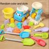 Beach Toys for Kids Sand Toys Set Sand Bucket Shovel Rake Toys for Beach Animal Dinosaur Molds Travel Sandbox Toys for Toddlers