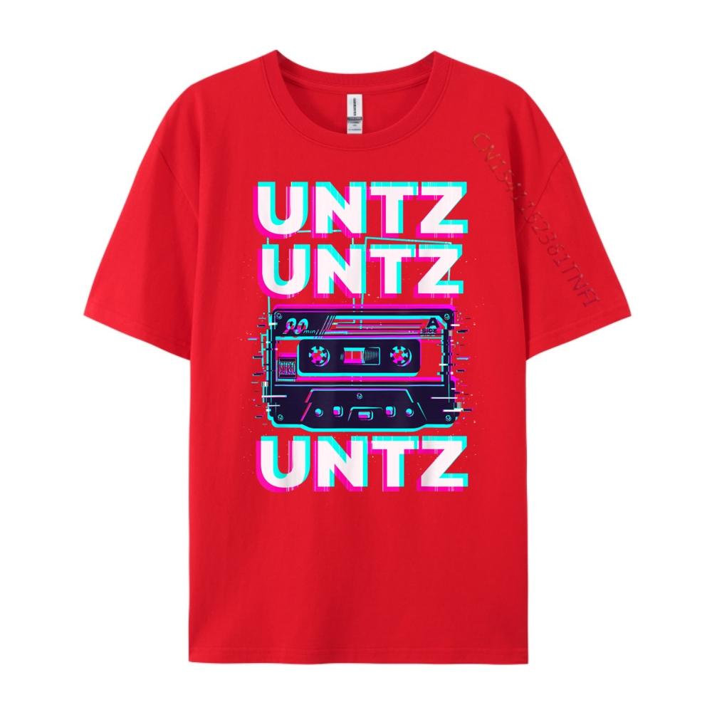Aesthetic Synthwave Glitch Cassette Rave Festival Minimal 3d Printed T Shirts Man Clothes Gothic Style S