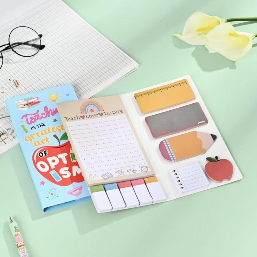 Colorful Sticky Notes Set Daily Planner Memo Pad Handbill Stickers Teacher's Day Gift