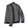Casual Men's Leather Jacket Large Size Men's Autumn and Winter Motorcycle Leather Jacket Fashion Jacket Men's American