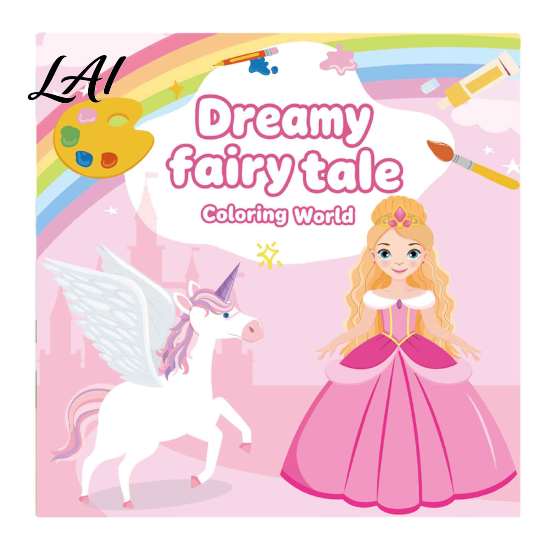 Compact Activity Book for Travel Children's Coloring Book with Cute Animal Theme Thick Paper Sketchbook Kids Preschool Painting Practice
