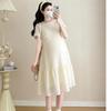 2026 Summer Fresh Korean-Style Mid-Length Maternity Dress: Youthful, Slimming, and Tummy-Covering Design