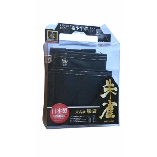 Fukuro Club Suzaku Waist Pouch (Large), 3-Tier, Black, SZ-875-3