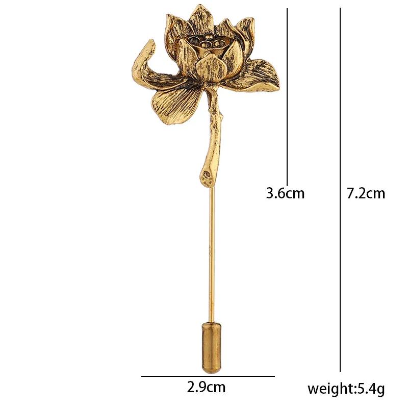 

Винтажная брошь-булавка Золото/Серебро Ретро форма Аксессуар для костюма для мужчин женщин Свадебная модная бижутерия