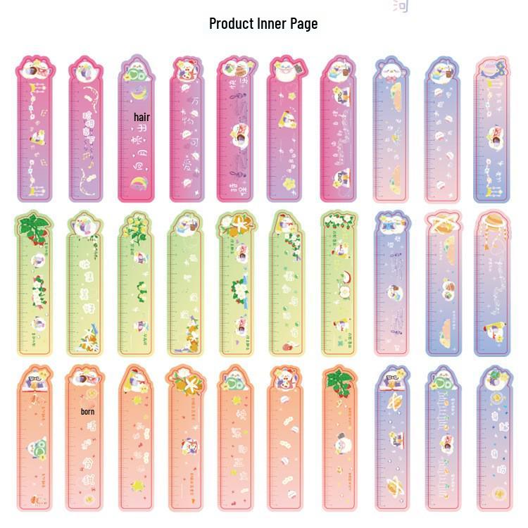 Mu Ran Star Travel Animal Memo Bookmark & Ruler