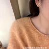 Sweet Gardenia Flower Earrings Women'S Light Luxury Temperament Flash Diamond 3Mm Stud Earrings Premium Sense Exquisite Versatile Earrings