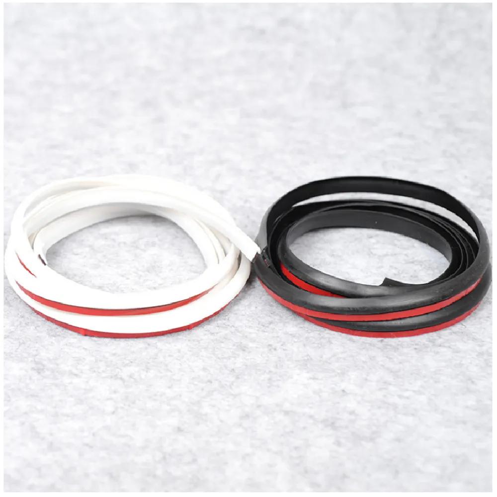 5M Slanted T-Type Seal Strip Car Headlight Bumper Lip Fender Rubber Weatherstrip