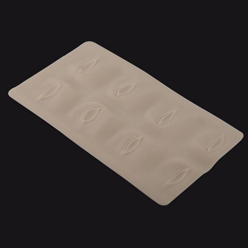 Simulare de tatuaje pentru sprâncene goale, piele de practică pentru aprovizionare cu mașini de ace