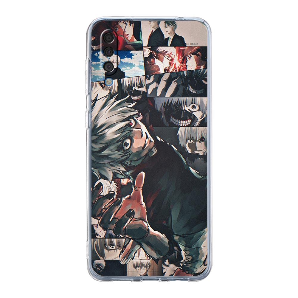 Anime Tokyo Ghoul Pouzdro na telefon Pro Samsung Galaxy A12 A50 A70 A20 A30 A40 A20E A10 A10S A20S A02S A22 A32 A52S A72 5G Průhledný kryt