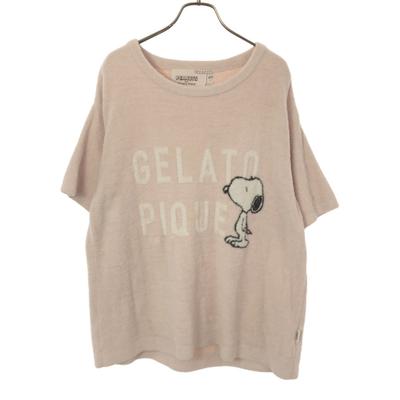 PEANUT SNOOPY Short Sleeve Fluffy Room Wear F Gelato Pique Women Used