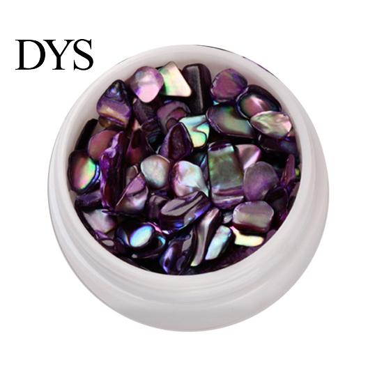Nail Art Shell Decoration Colorful Natural Abalone Thin Slices 3D Charm Manicure Craft Ornaments Supplies DIY