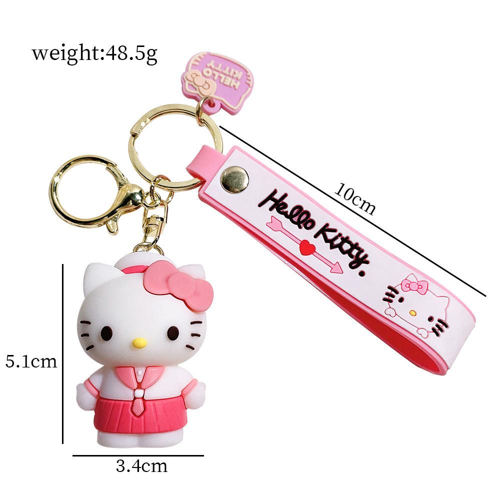 Entzückender Cartoon Hello Kitty Schlüsselanhänger Silikon Geschenke Perfekt Für Geburtstage Und Abschlussfeiern