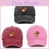 Dog Embroidered Baseball Cap With Sun Protection For Outdoor Activities