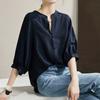 Karra Cover Sleeve Shirred Blouse Up To Size 77 A6m0007