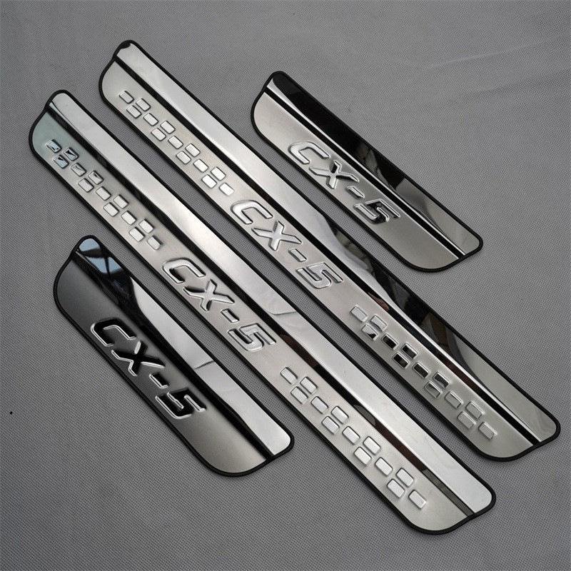 17-23 Mazda CX-5 Stainless Steel Door Sill Decorative Strips