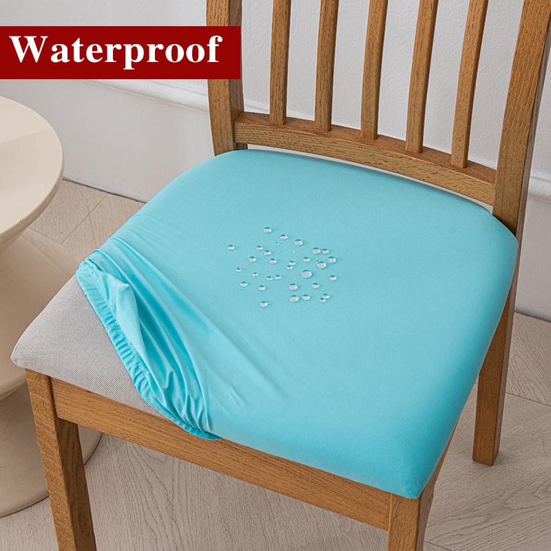 Αδιάβροχο Κάλυμμα Καθίσματος Καρέκλας για Τραπεζαρία Ελαστικό Προστατευτικό Επίπλων Κάλυμμα Καρέκλας Τραπεζαρίας για Κουζίνα Εστιατόριο Γραφείο Δεξίωση