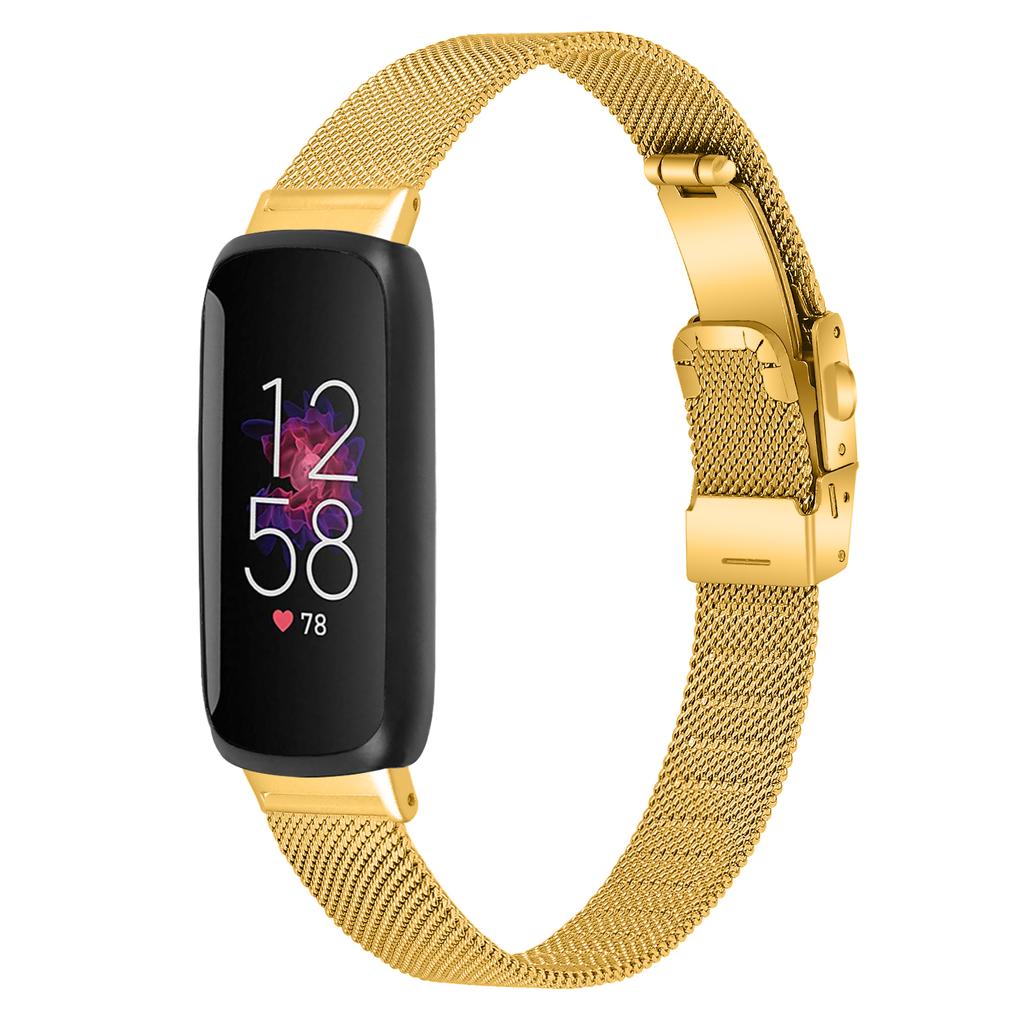 Compatible with Fitbit Inspire 3 Stainless Steel Strap Men Women Adjustbale Replacment Metal Wrist Band for Inspire 3 Strap