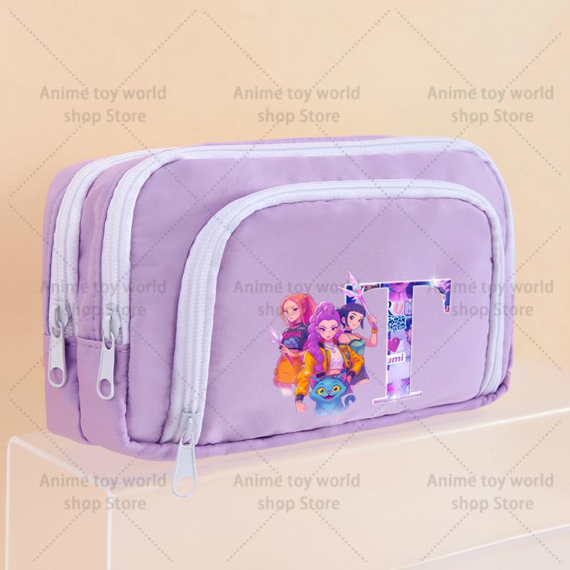 Kpop Dämonenjäger Federmäppchen Cartoon Kawaii Mädchen Stiftebox Stifthalter Tasche für Schüler Schulanfang Schreibwaren Geschenkartikel