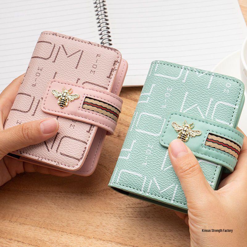 Multifunctional Anti-Demagnetization RFID-Blocking Korean Style Women's Card Holder and Wallet