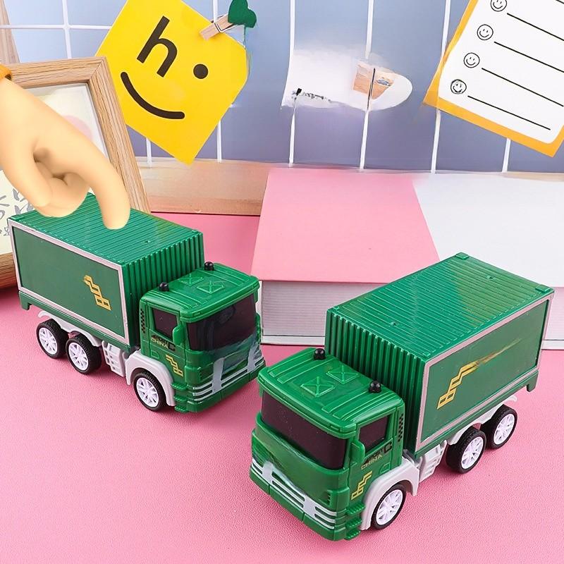 Plastic Childrens Toy Truck With Rebound Drive For Early Education And Parentchild Interaction