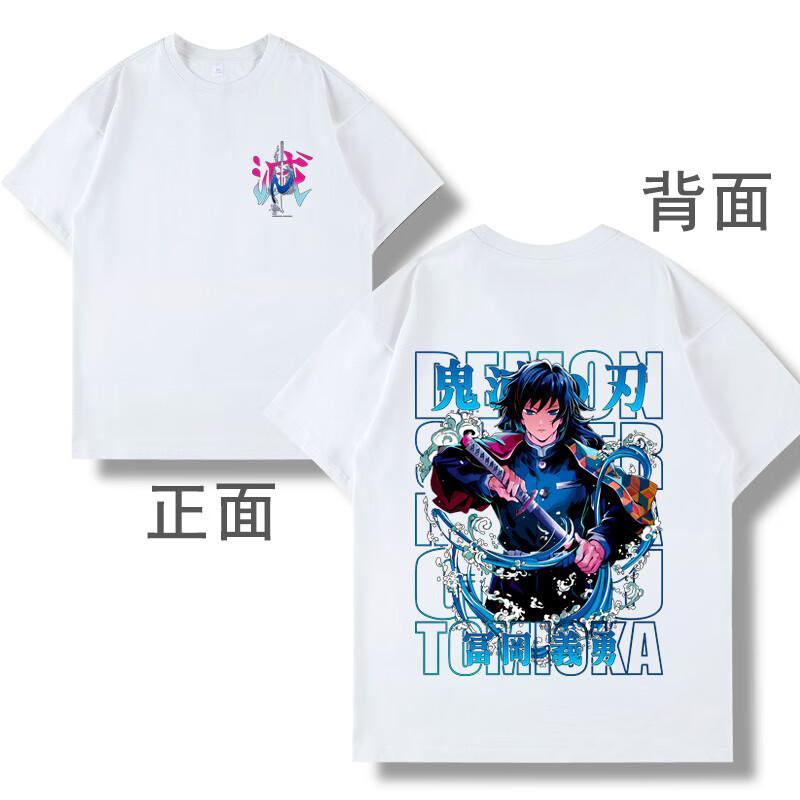 Demon Slayer Anime Printing Oversized Cotton Tshirt Men and Women Comfortable Fashion Street Y2K  Summer Trend Harajuku Tshirt