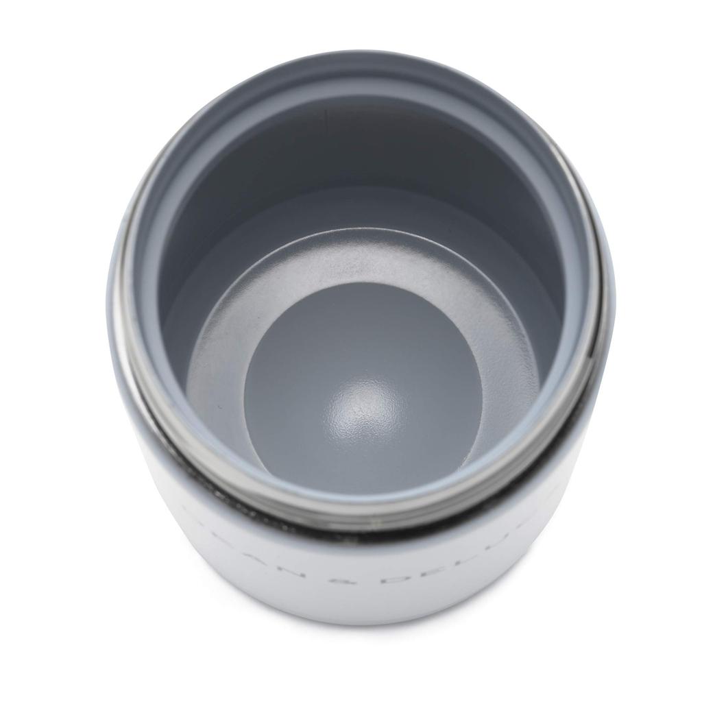 DEAN & DELUCA Soup Pot, White, 300ml, Insulated, Insulated, Soup Jar, Lunch Jar, 7.5cm H X 7.5cm W X 13cm D