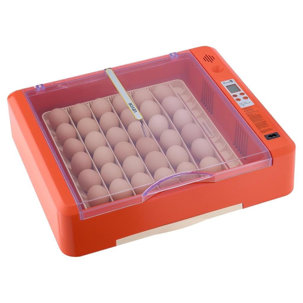 36 Egg Incubator, Automatic Egg Turner with LED Candler & Water Tray, Temperature & Humidity Control, 360° View Clear Window, Poultry Eggs Incubators