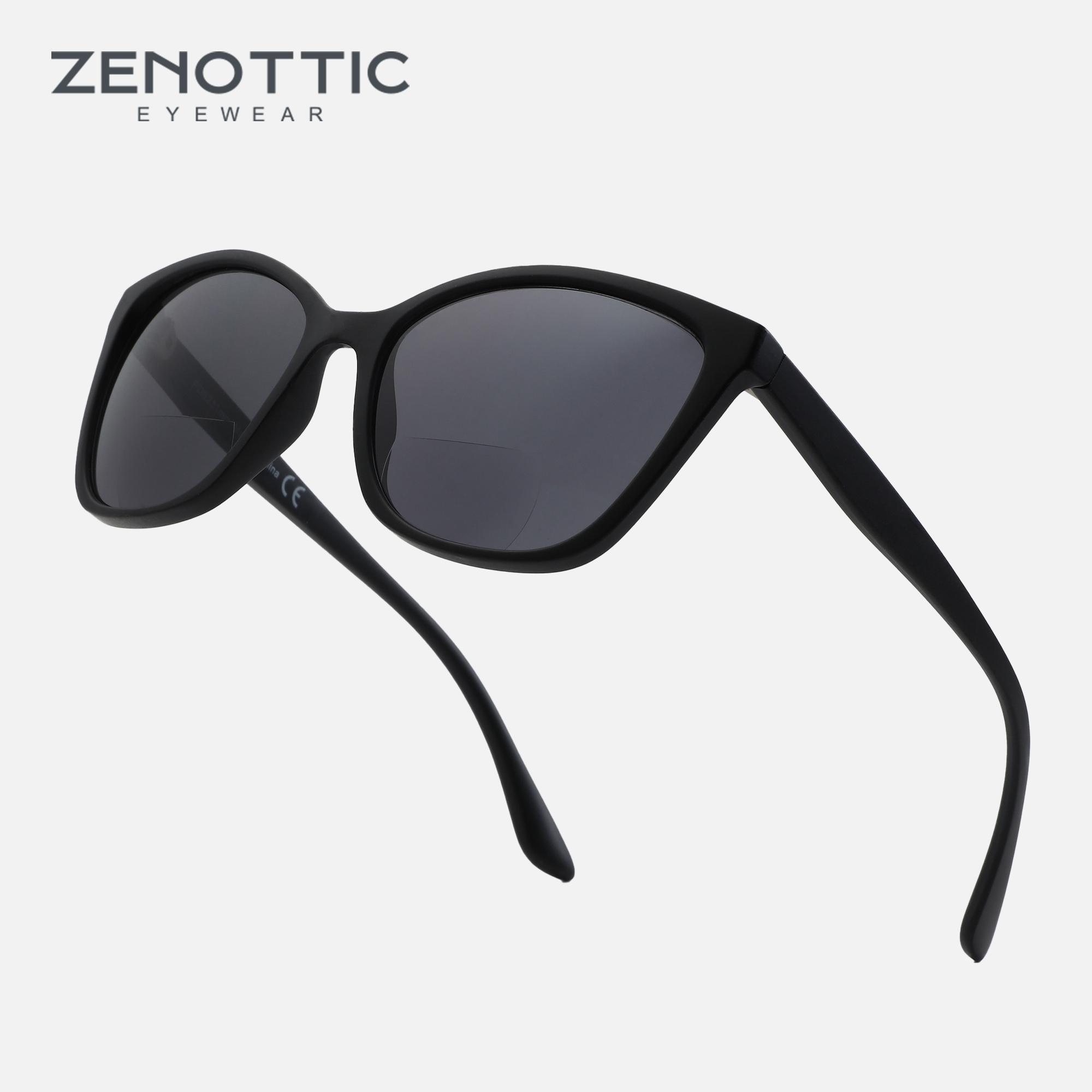 

Солнцезащитные очки ZENOTTIC Butterfly Bifocal для чтения, женские и мужские, очки для коррекции пресбиопии, солнцезащитные очки для чтения с диоптрией от +100 до +350 +150