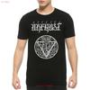 Urfaust Black T Shirt  Sizes 100 Cotton URF 023154 Vintage Washed Breathable Streetwear Homme Comfortable Versatile Soft