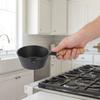 Mini Egg Frying Pan Nonstick Pre Seasoned Cast Iron Skillet Cast Iron with Wooden Handle Basting Pot Melting Butter