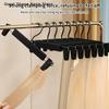 dailyPlastic Non Slip Pants Hangers with Clips Set of 5 Seamless Finish Organizer for Closet Space Saving SolutionDaily products