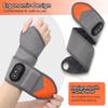 Red Light Therapy Wrist Belt 36 LED - 3-Temp Heat & Vibration Massage for Pain Relief - 660/850nm Support Brace Wrap Belt