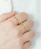Alleun Silver 925 Heart Bold Ring Friendship Layering