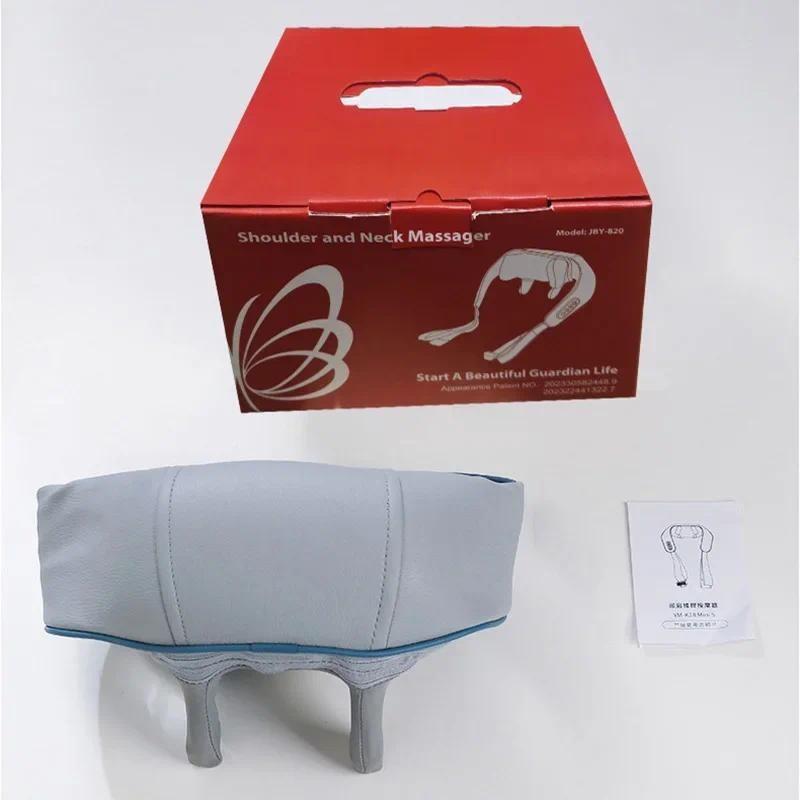 Health Care Neck Shoulder Kneading 3D Massage Pillow Back Muscle Relaxing Massage Shawl Wireless Electric Neck Massager