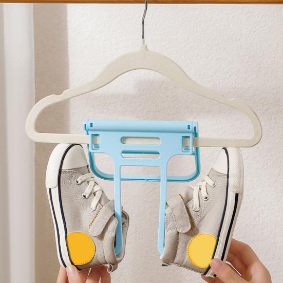 2Pcs Shoe Drying Racks Strong Load-Bearing Multipurpose Slipper Hangers Shoes Stand Save Space Organizer