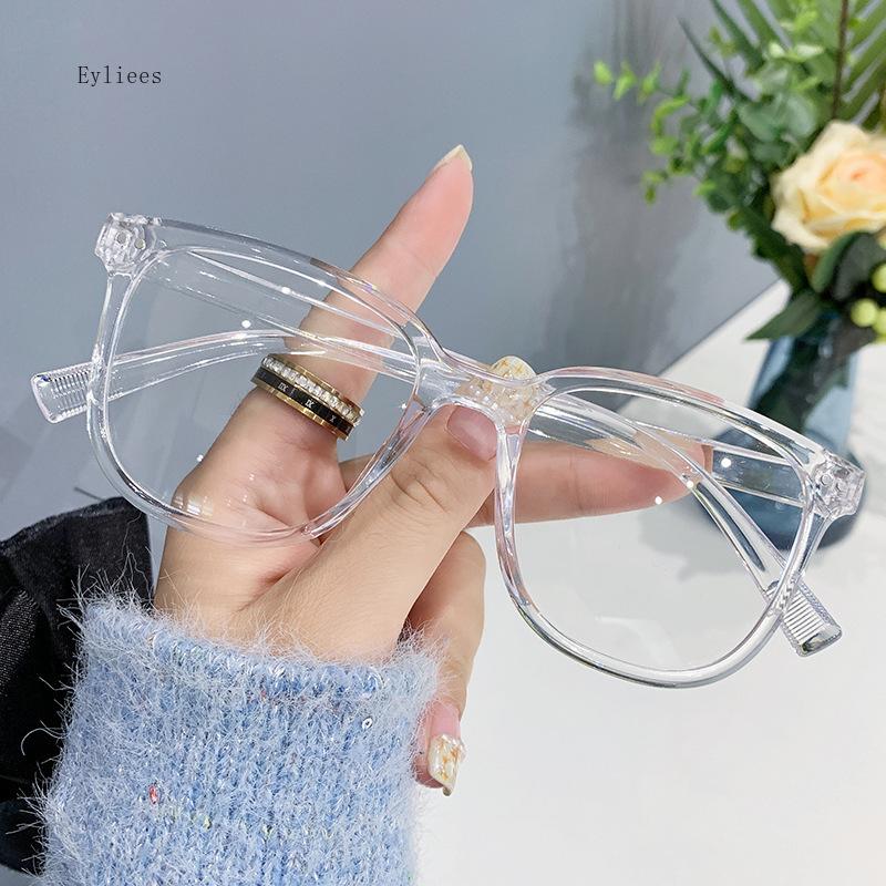 

Unisex Transparent Prescription Eyeglasses Trend Optical Spectacles Vision Care Eyewear Anti-Blue Light Myopia Glasses 0 to -4.0 0