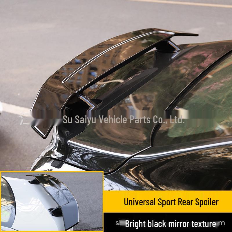 Universal No-Drill Sedan Rear Spoiler & Wind Deflector