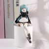 14cm Latest Anime Hatsune Miku Virtual Singer Manga Sitting Posture Model Playthings Computer Desk Cake Decoration Adorable Free Ship