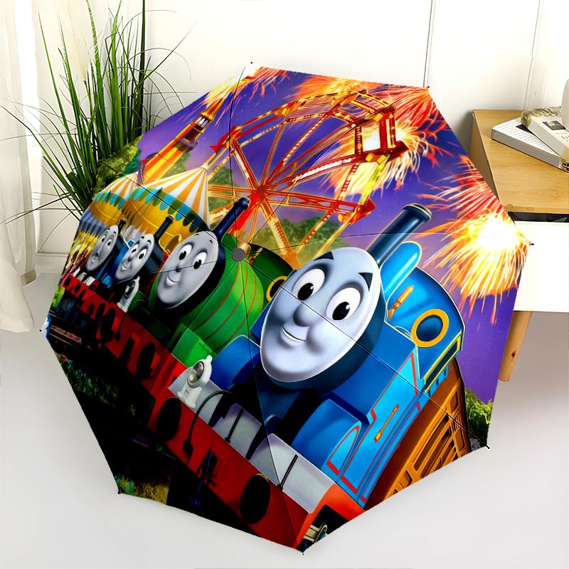 Thomas Trains Bridge Folding Umbrella Suitable For All Seasons Suitable For All Seasons Gift Travel Travel Umbrella